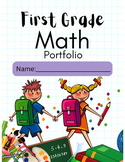 First Grade Math Portfolio and Binder Organizer