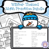 First Grade Math Practice | Winter Themed Bundle