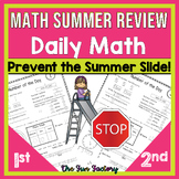 First Grade Math Review - Daily Math Review - 1st Grade Wo
