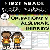 First Grade Math Rubric | Operations and Algebraic Thinkin