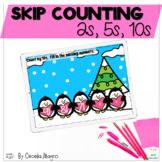 First Grade Math Skip Counting by 2s 5s 10s Digital Math Centers