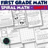 First Grade Math Spiral Curriculum Worksheets - UNIT 1