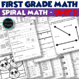 First Grade Math Spiral Curriculum Worksheets - UNIT 3