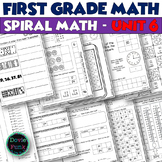 First Grade Math Spiral Curriculum Worksheets - UNIT 6