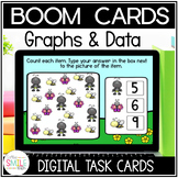 Data & Graphing Boom Cards for Kindergarten First Grade Math Centers