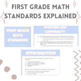 First Grade Math Standards Explained