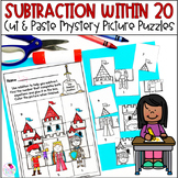 Subtraction Within 20 1st Grade Math Worksheets - No Prep 