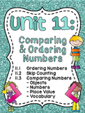 First Grade Math Unit 11 Comparing Numbers Skip Counting a