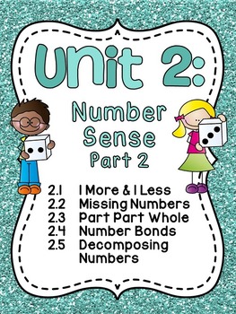 Preview of First Grade Math Centers: Number Sense, Part Part Whole, Number Bonds, and more!