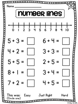 first grade math unit 3 addition to 10 fun games worksheets activities