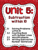 First Grade Math Unit 5 Subtraction