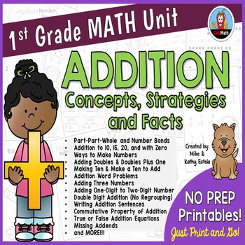 First Grade Math Unit Addition by ChiliMath | Teachers Pay Teachers