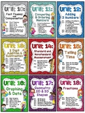 First Grade Math Units 10-18 BUNDLE of Centers Worksheets 