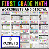 First Grade Math Worksheets Google Slides Kindergarten Fir