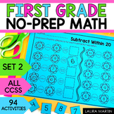First Grade Math Worksheets SET 2 - First Grade Math Review
