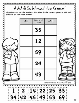 End of the Year First Grade Math & Literacy Worksheets ...