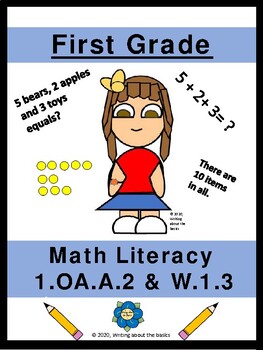Preview of First Grade Math and Writing