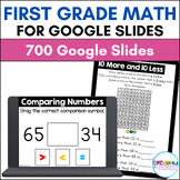 First Grade Math Review for Google Slides - 700 First Grad
