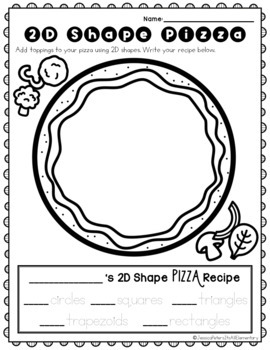 first grade math geometry 2d plane shapes full week worksheets hw test