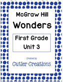 First Grade McGraw Hill Wonders Unit 3 Homework