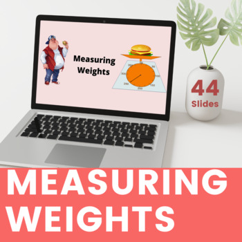 Preview of First Grade Measuring Weight: Digital Activities and Printable Worksheets