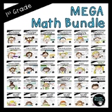 First Grade Mega Math Bundle (Standards-Aligned-3,152 pages!)