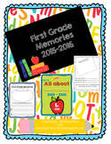 First Grade Memories- End of the year activities and memory book