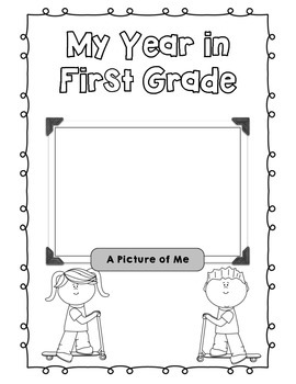 First Grade Memory Book by The Vielleux Crew | TPT