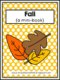 First Grade Mini Book: Fall