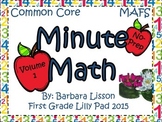 First Grade Minute Math Daily Challenges NO-PREP