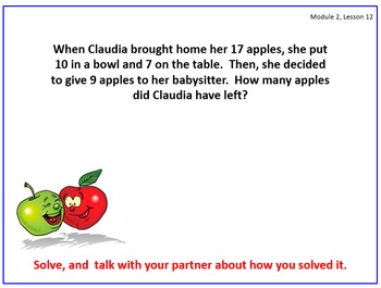 Preview of First Grade Module 2 Lessons 12-29 (Compatible w/ Eureka Math)