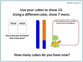 Preview of First Grade Module 4 Lessons 13-29 (Compatible w/ Eureka Math)