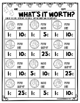 first grade money unit money worksheets by littlechucklesandhoneysuckles