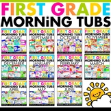 First Grade Morning Tubs | Morning Work Bins for the Year