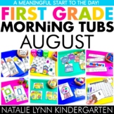 First Grade Morning Tubs for August | Back to School Morni