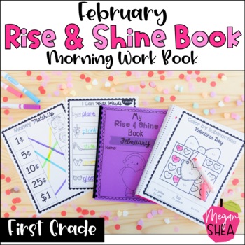 Preview of First Grade Morning Work Book February