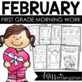 February Morning Work First Grade