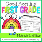 First Grade Morning Work {MARCH}