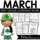 First Grade Morning Work March