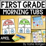 April Morning Tubs for First Grade