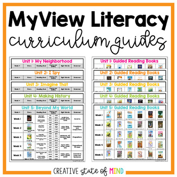 Preview of First Grade MyView Literacy: The GROWING Bundle