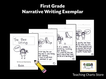 Preview of First Grade Personal Narrative Writing Exemplar (Lucy Calkins Inspired)