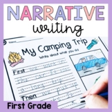 First Grade Narrative Writing Prompts and Worksheets