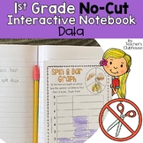 First Grade No-Cut Interactive Math Notebook - Data