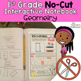 First Grade No-Cut Interactive Math Notebook - Geometry