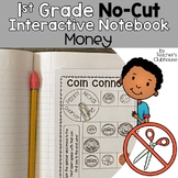 First Grade No-Cut Interactive Math Notebook - Money
