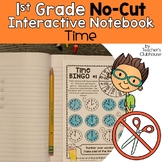 First Grade No-Cut Interactive Math Notebook - Time