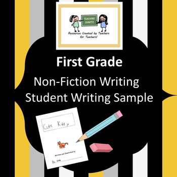 Preview of First Grade / Second Grade Non-Fiction Student Writing Sample