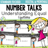 First Grade Number Talks for Understanding the Meaning of Equal