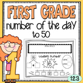 First Grade Number of the Day Worksheets {NO PREP!} Packet